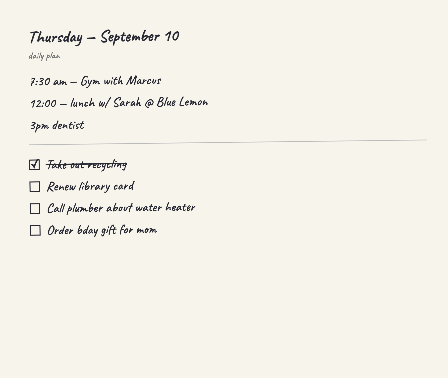 The PLANN3R reading a photographed paper planner page into events and to-dos